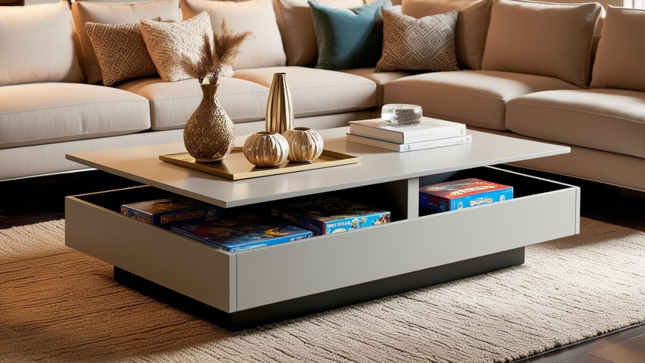 coffee table with storage