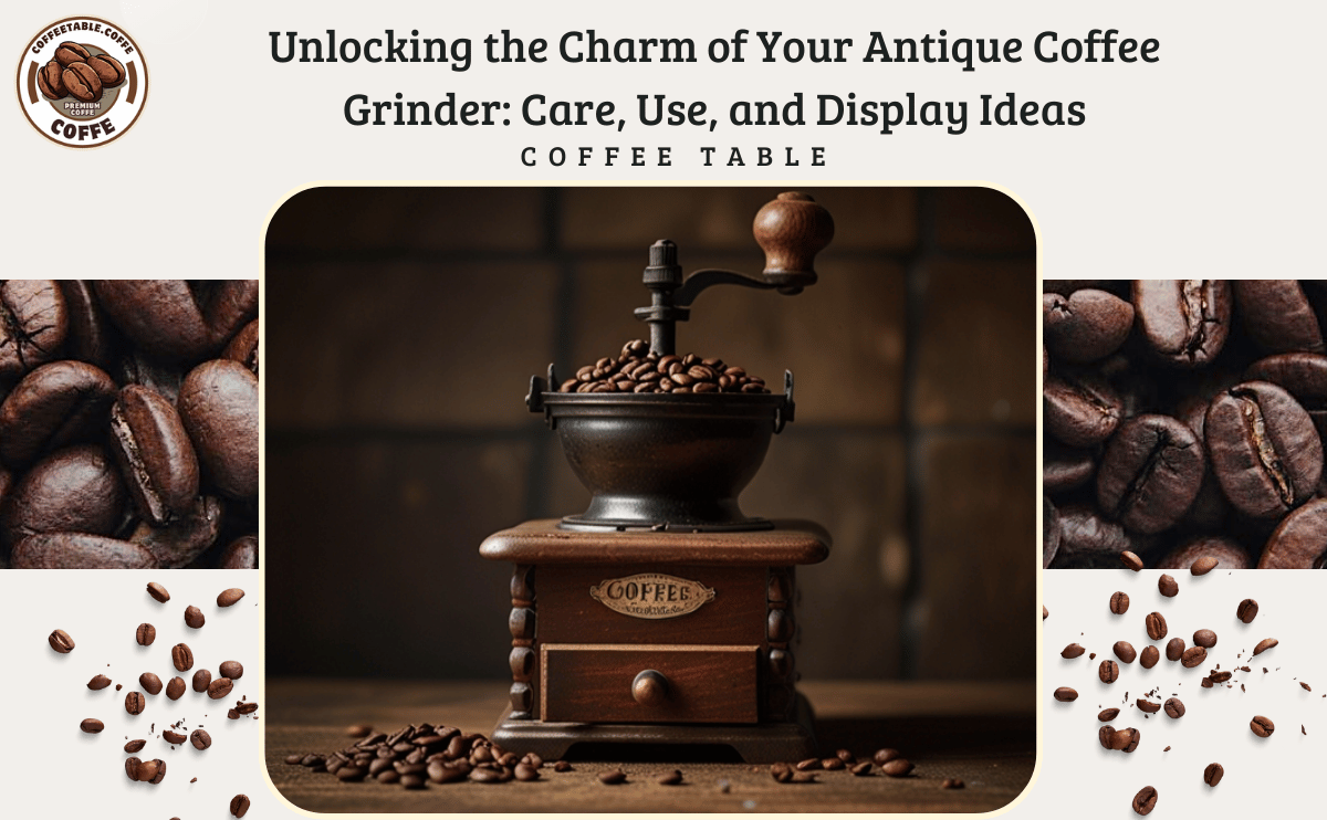 Antique coffee grinder