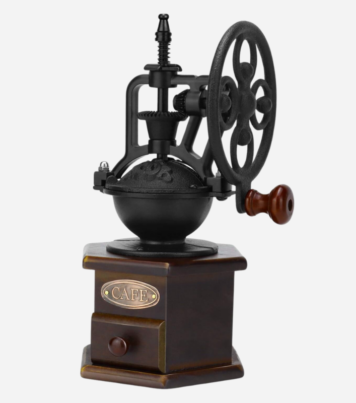 Antique coffee grinder